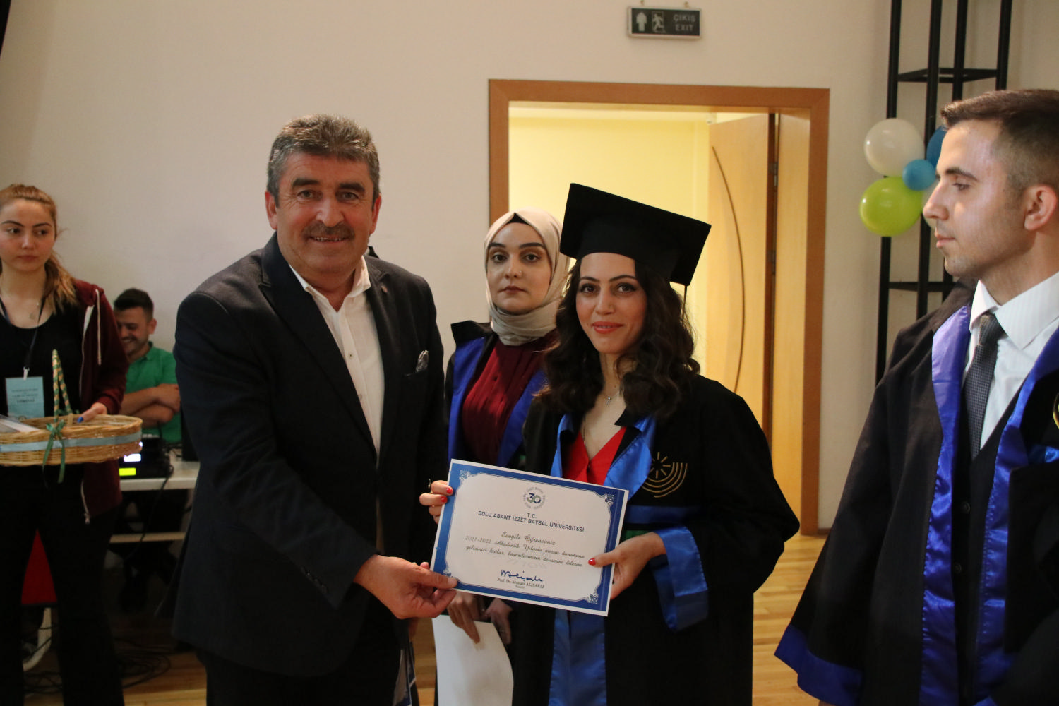 GEREDE MESLEK Y�KSEKOKULUNDA MEZUN�YET SEV�NC�